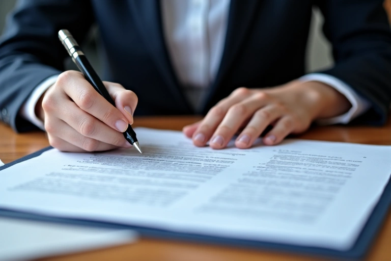 Άτομο που διαβάζει νομικά έγγραφα, συμβολίζοντας την προστασία δεδομένων